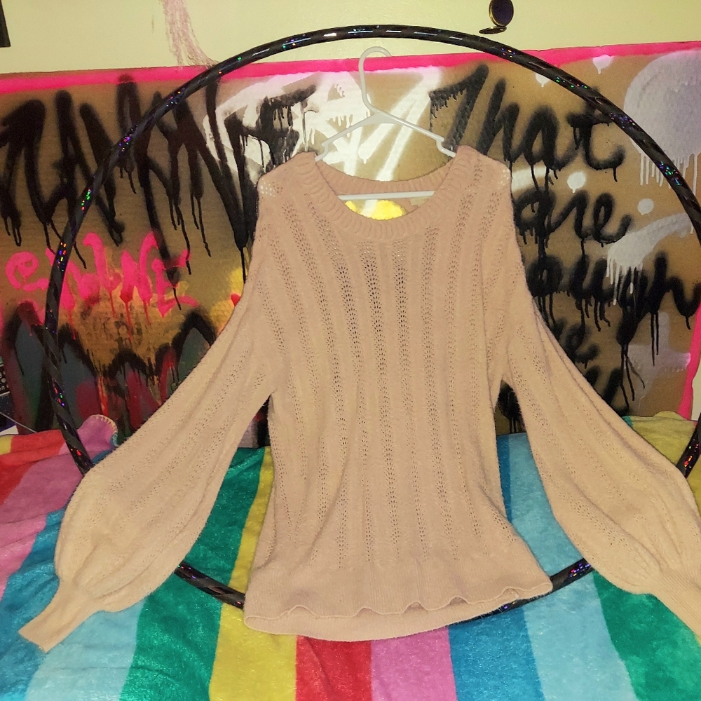 Hinge rose pink sweatshirt